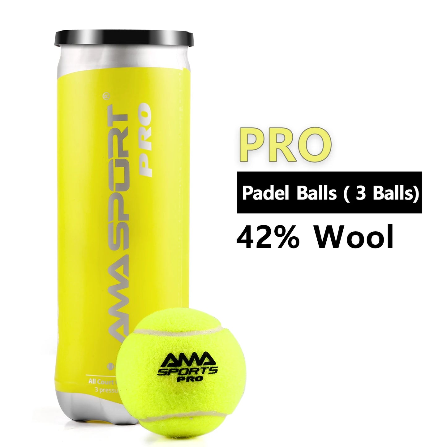 AMASPORT Pressurized Tennis Balls